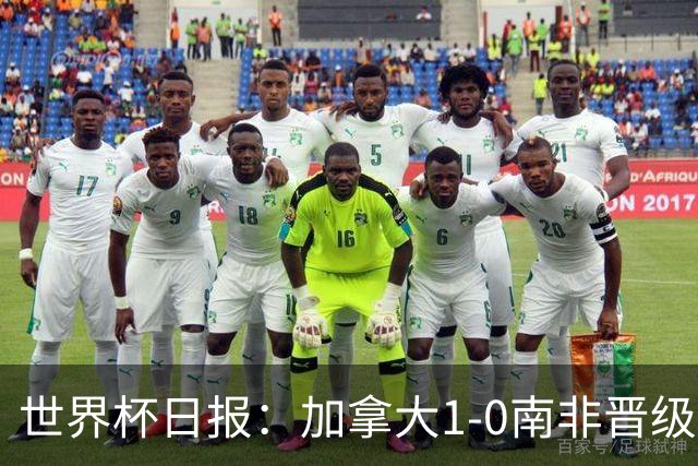 世界杯日报：加拿大1-0南非晋级创历史 韩国主帅洪明甫下课